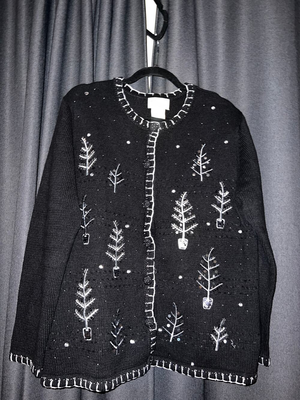 Ugly Christmas Sweater Xmas Cardigan Size Large